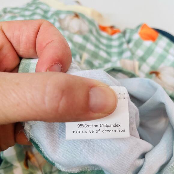 NWT The Printed Press 3-6M Pumpkin Pajamas - Picture 4 of 4